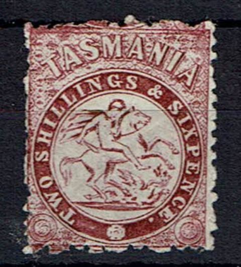 Image of Australian States ~ Tasmania SG F13 MM British Commonwealth Stamp